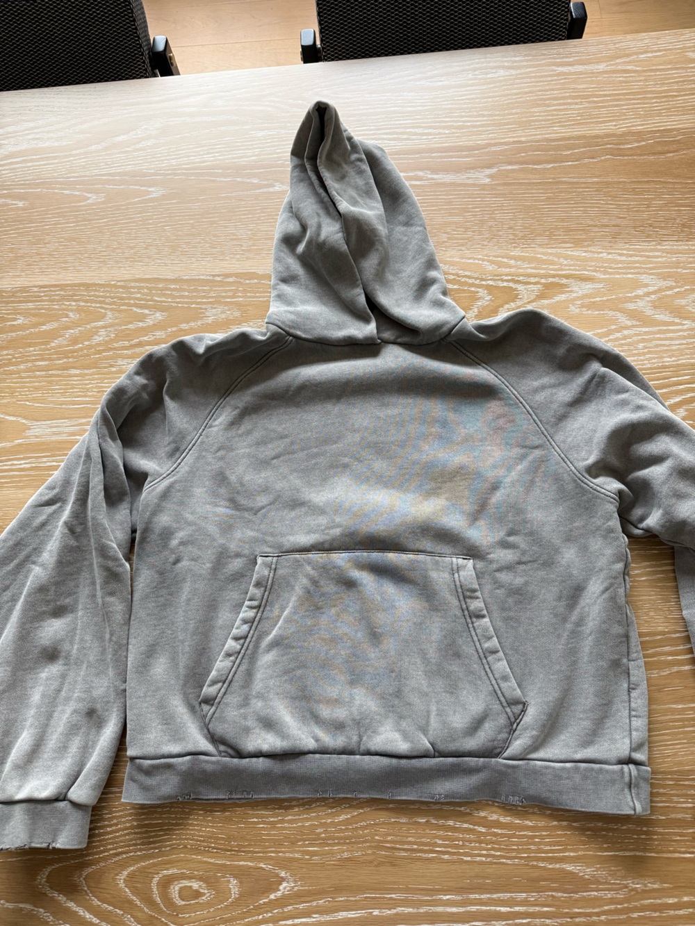 Zara Light Gray Pullover Hoodie